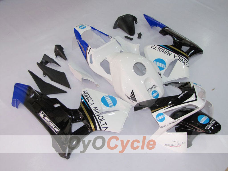 Kit carenatura a iniezione per CBR600RR 03-04 - Bianco, Nero - Konica Minolta #OYO87902526 Immagine secondaria del prodotto