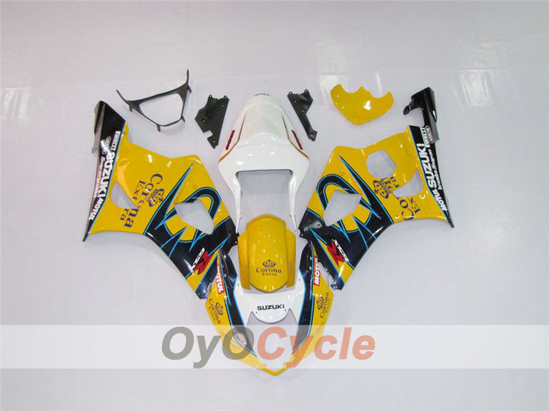 Carene a iniezione per GSX R1000 03-04 - Giallo, Nero - Corona #OYO87901813 Immagine secondaria del prodotto