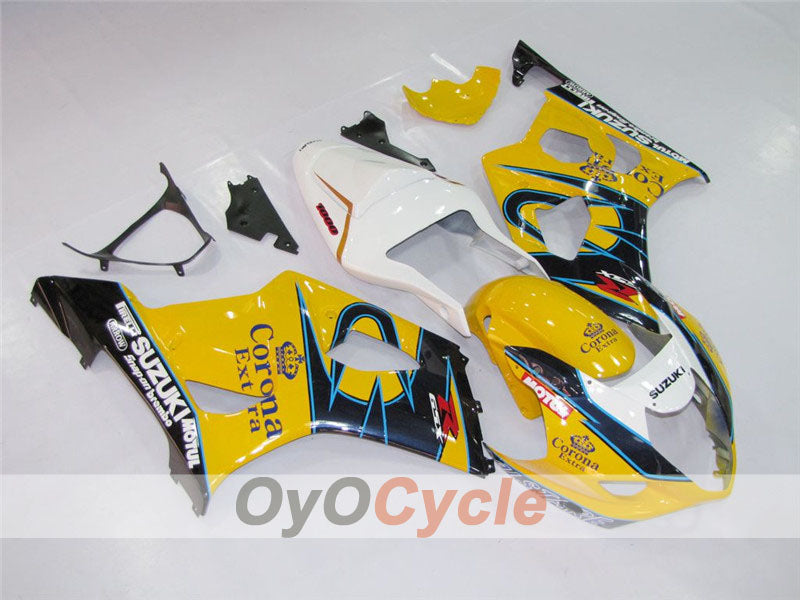 Carene a iniezione per GSX R1000 03-04 - Giallo, Nero - Corona #OYO87901813 Immagine principale del prodotto