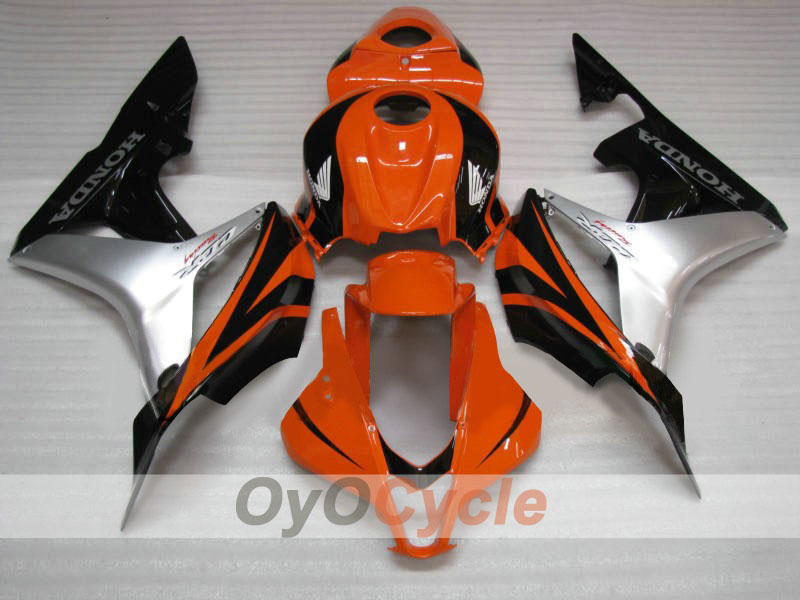 Kit carenatura a iniezione per CBR600RR 07-08 - Arancio, Nero - Stile di fabbrica #OYO87900398 Immagine principale del prodotto