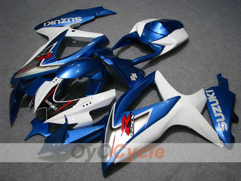 Kit carene a iniezione per GSX R750 08-10 - Blu, Bianco - Stile Fabbrica #OYO87901425 Immagine principale del prodotto