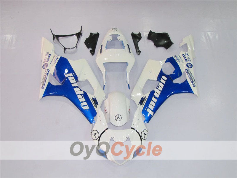 Kit Carenatura a Iniezione per GSX R1000 del 03-04 - Blu, Bianco - Jordan #OYO87901838 Immagine principale del prodotto