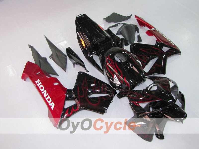 Kit carene a iniezione per CBR600RR 05-06 - Rosso, Nero - Fiamma #OYO87900239 Immagine secondaria del prodotto