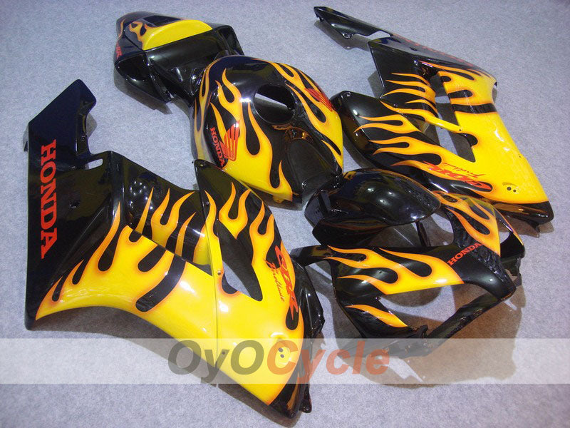 Kit carene a iniezione per CBR1000RR 04-05 - Giallo, Nero - Fiamma #OYO87900492 Immagine principale del prodotto