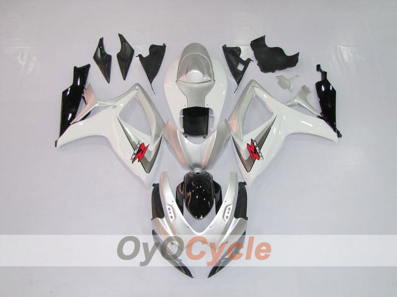 Kit carene a iniezione per GSX R750 06-07 - Bianco, Argento - Stile Fabbrica #OYO87901319 Immagine principale del prodotto