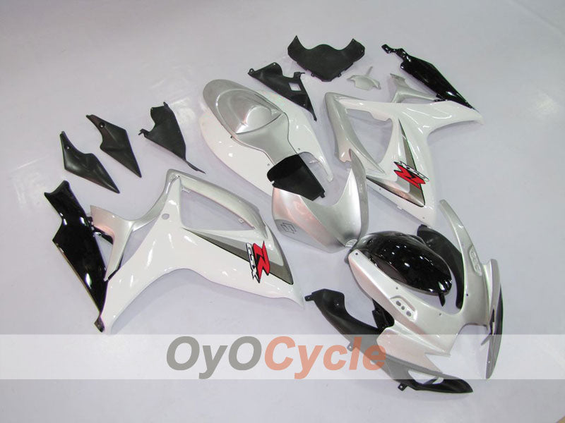 Kit carene a iniezione per GSX R750 06-07 - Bianco, Argento - Stile Fabbrica #OYO87901319 Immagine secondaria del prodotto