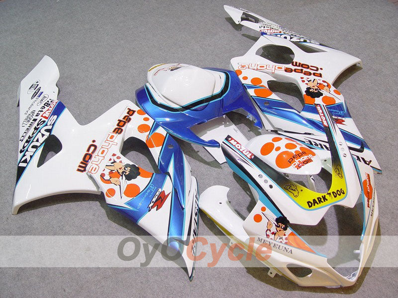 Kit carene a iniezione per GSX R1000 05-06 - Blu, Bianco - Dark Dog, MOTUL #OYO87901951 Immagine principale del prodotto