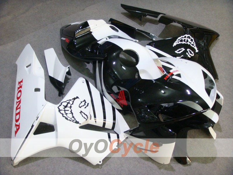 Kit carene stampate a iniezione per CBR600RR 05-06 - Bianco, Nero - Teschio #OYO87900350 Immagine principale del prodotto