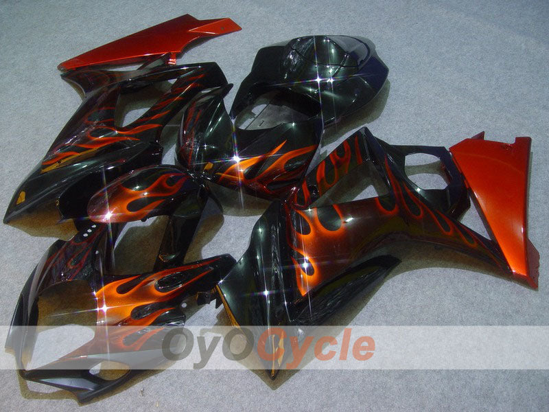 Kit carene a iniezione per GSX R1000 07-08 - Rosso, Nero - Fiamma #OYO87902096 Immagine principale del prodotto
