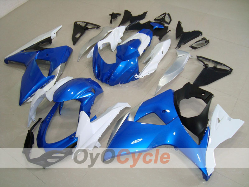 Kit Carene a Iniezione per GSX R1000 09-16 - Blu, Bianco - Stile Factory #OYO87902871 Immagine principale del prodotto