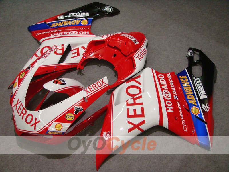 Kit carene a iniezione per Ducati 848 anni 08-13 - Rosso, Bianco - Xerox #OYO87902259 Immagine principale del prodotto