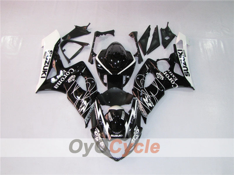 Carenatura a iniezione per GSX R1000 05-06 - Bianco, Nero - Corona #OYO87901936 Immagine principale del prodotto