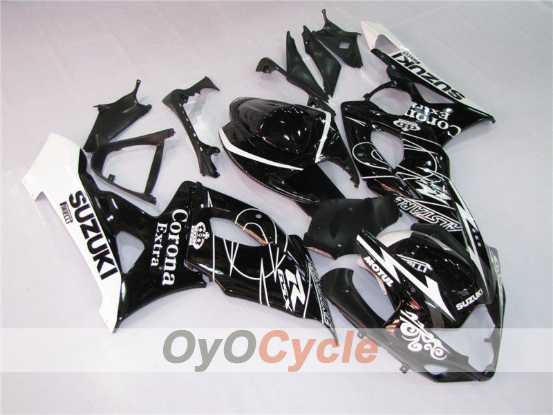Carenatura a iniezione per GSX R1000 05-06 - Bianco, Nero - Corona #OYO87901936 Immagine secondaria del prodotto