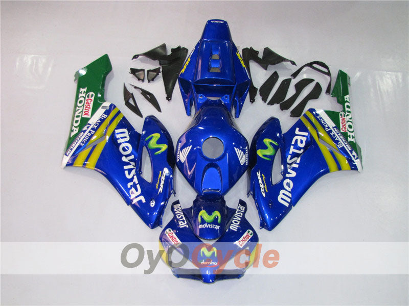 Kit Carene a Iniezione per CBR1000RR 04-05 - Giallo, Blu - Movistar #OYO87900510 Immagine principale del prodotto