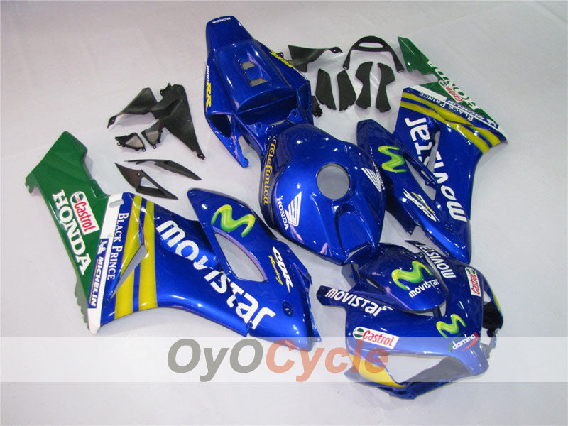 Kit Carene a Iniezione per CBR1000RR 04-05 - Giallo, Blu - Movistar #OYO87900510 Immagine secondaria del prodotto