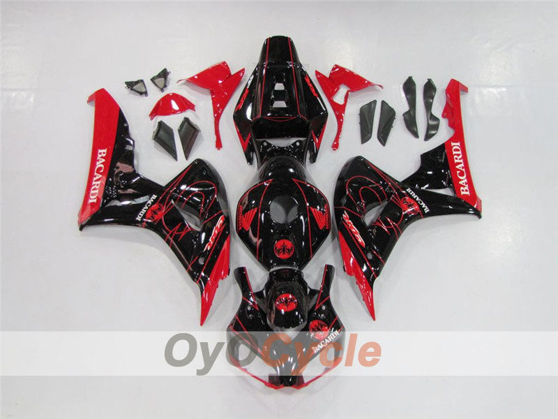 Carenatura a iniezione per CBR1000RR 06-07 - Rosso, Nero - BACARDI #OYO87900550 Immagine secondaria del prodotto