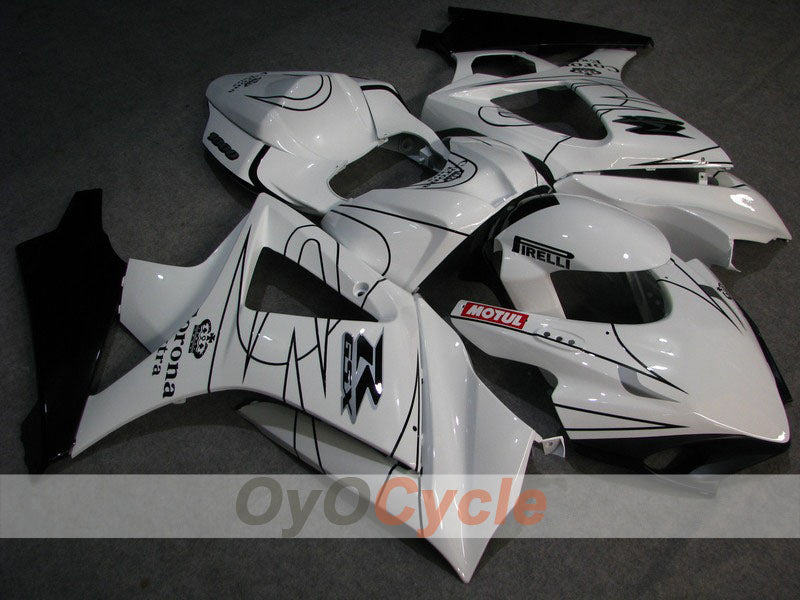 Kit carene a iniezione per GSX R1000 07-08 - Bianco, Nero - Corona, MOTUL #OYO87902084 Immagine principale del prodotto