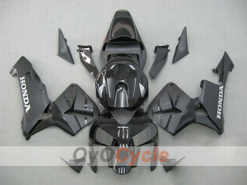 Kit carene stampate a iniezione per CBR600RR 03-04 - Nero - Stile originale #OYO87902608 Immagine principale del prodotto