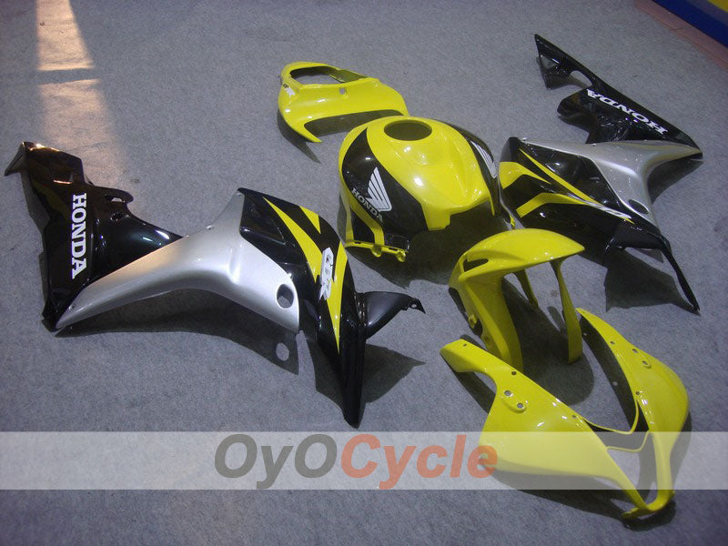 Kit carene a iniezione per CBR600RR 07-08 - Giallo, Nero - Stile di fabbrica #OYO87900402 Immagine principale del prodotto