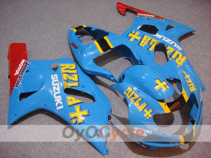 Kit carenatura a iniezione per GSX R750 00-03 - Rosso, Blu - Rizla+ #OYO87901144 Immagine principale del prodotto