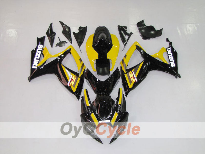 Kit carene a iniezione per GSX R750 anni 06-07 - Giallo, Nero - Stile di fabbrica #OYO87901317 Immagine secondaria del prodotto