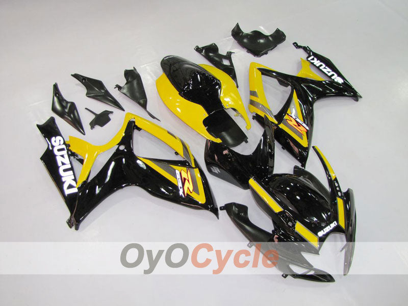 Kit carene a iniezione per GSX R750 anni 06-07 - Giallo, Nero - Stile di fabbrica #OYO87901317 Immagine principale del prodotto