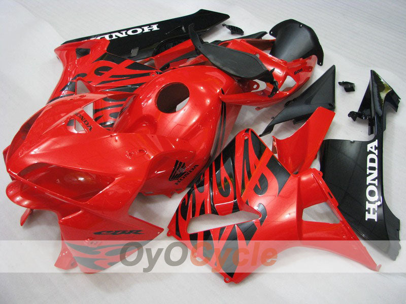 Kit carene a iniezione per CBR600RR 05-06 - Rosso, Nero - Stile di fabbrica #OYO87900317 Immagine principale del prodotto
