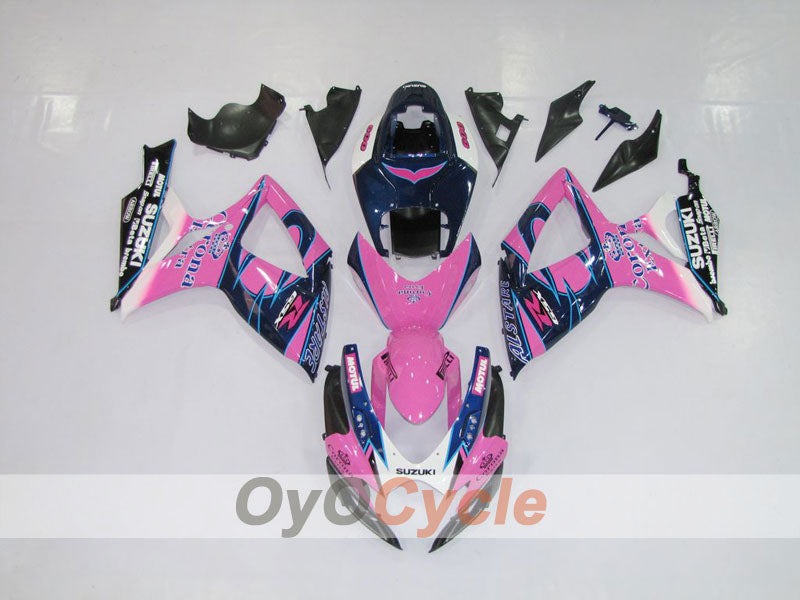 Kit carene a iniezione per GSX R600 06-07 - Nero, Rosa - Corona, MOTUL #OYO87901433 Immagine secondaria del prodotto