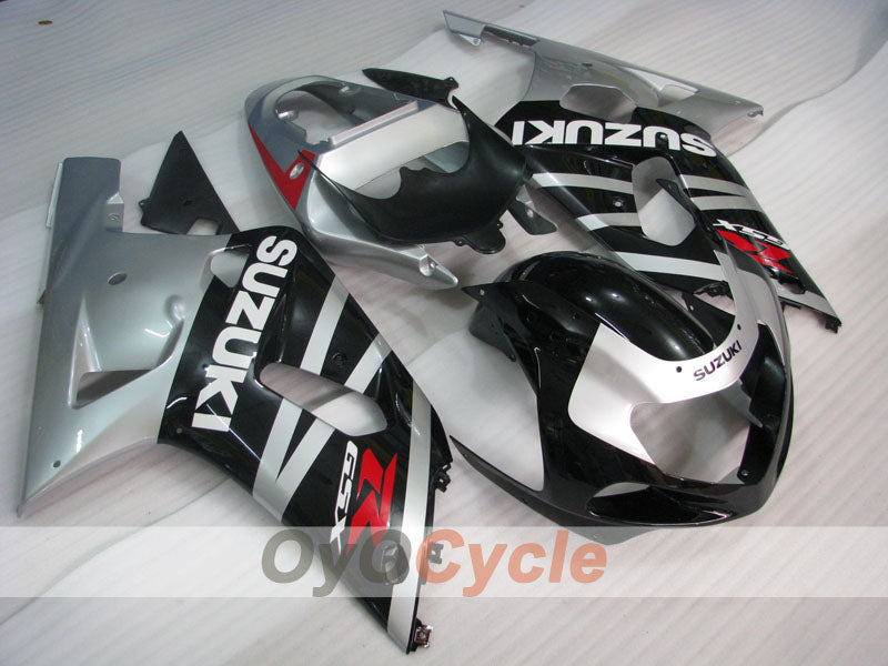 Kit carenatura a iniezione per GSX R1000 del 00-02 - Nero, Argento - Stile di fabbrica #OYO87901788 Immagine principale del prodotto