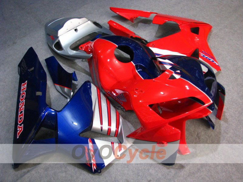 Kit carene a iniezione per CBR600RR 05-06 - Rosso, Blu - Stile di fabbrica #OYO87900321 Immagine principale del prodotto
