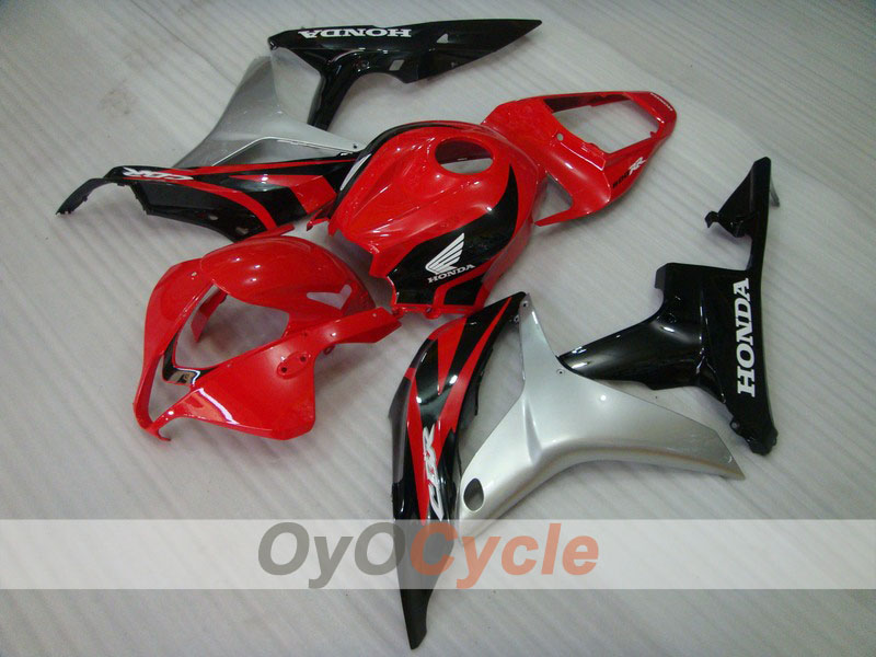 Kit carene a iniezione per CBR600RR anni 07-08 - Rosso, Nero - Stile di fabbrica #OYO87900407 Immagine principale del prodotto