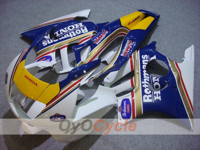 Kit carene a iniezione per CBR600F3 95-96 - Blu, Bianco - Rothmans #OYO87902760 Immagine principale del prodotto