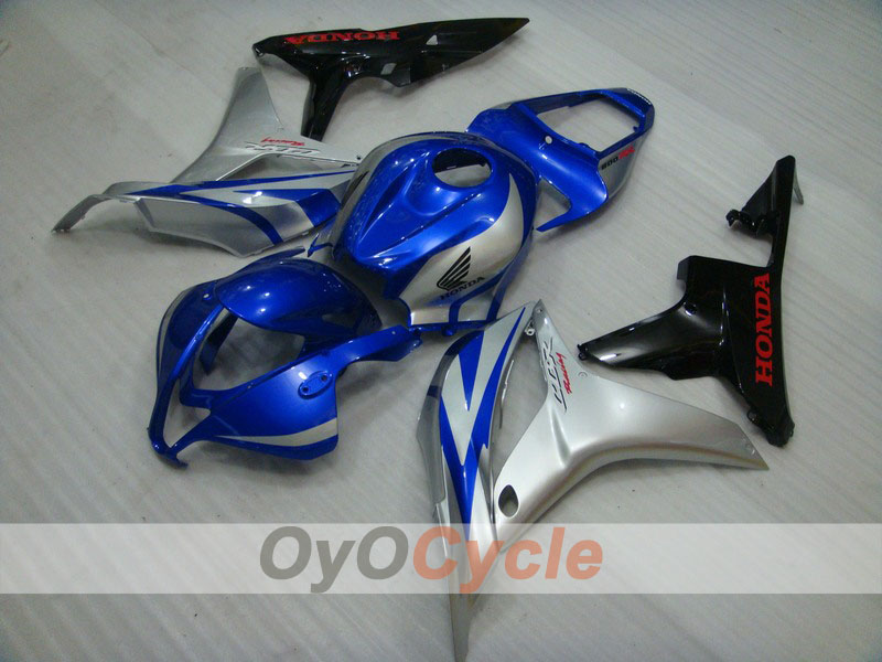 Carene a iniezione per CBR600RR anni 07-08 - Blu, Argento - Stile di Fabbrica #OYO87900409 Immagine principale del prodotto