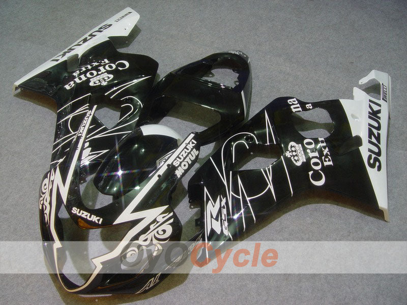Carenatura a iniezione per GSX R750 anni 04-05 - Bianco, Nero - Corona #OYO87901239 Immagine principale del prodotto