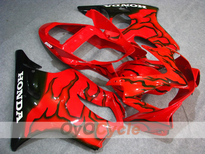 Carena a iniezione per CBR600F4i 01-03 - Rosso, Nero - Fiamma #OYO87900151 Immagine principale del prodotto