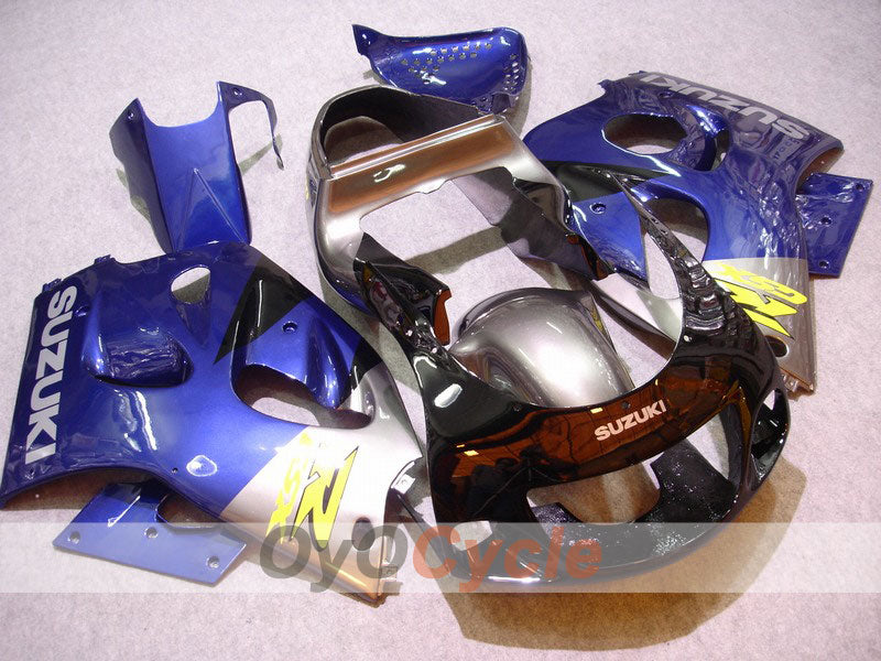 Kit carene per Suzuki GSXR750 del 96-99 - Blu, Nero - Stile di Fabbrica #OYO87902999 Immagine principale del prodotto