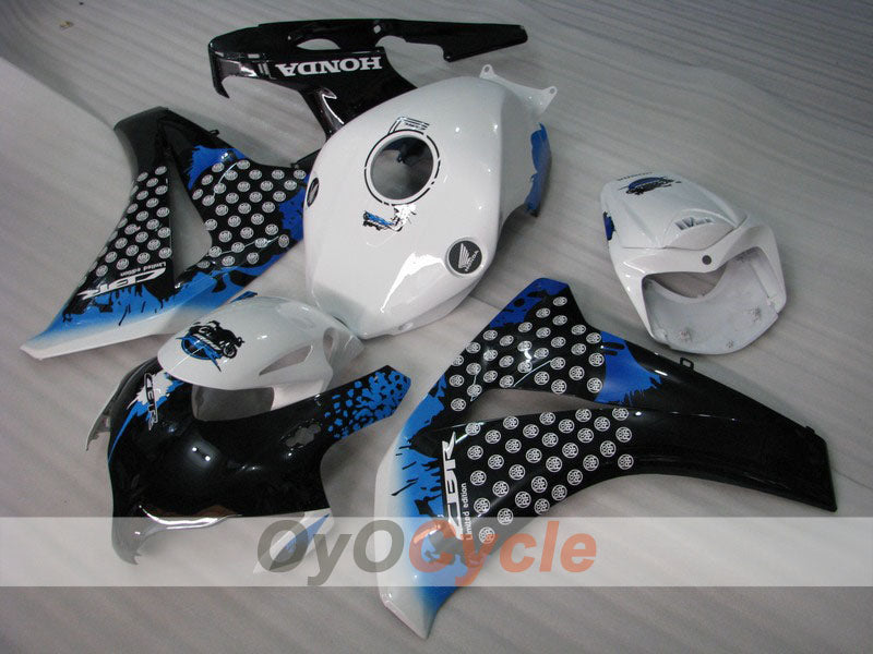 Kit carene a iniezione per CBR1000RR 08-11 - Bianco, Nero - Stile di fabbrica #OYO87900712 Immagine secondaria del prodotto