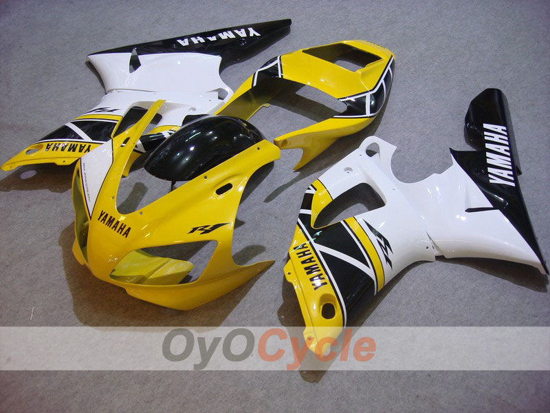 Kit carene a iniezione per YZF-R1 98-99 - Giallo, Bianco - Stile di fabbrica #OYO87900753 Immagine principale del prodotto