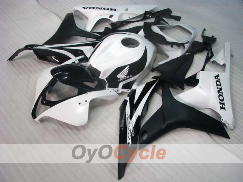 Carene a iniezione per CBR600RR 07-08 - Bianco, Nero, Opaco - Stile originale #OYO87900410 Immagine principale del prodotto