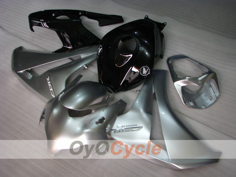 Kit carene a iniezione per CBR1000RR 08-11 - Nero, Argento - Fireblade #OYO87900681 Immagine principale del prodotto