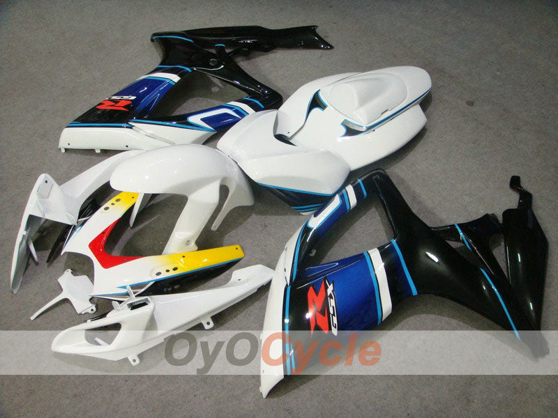 Carene a iniezione per GSX R750 06-07 - Bianco, Nero - Stile di fabbrica #OYO87901342 Immagine principale del prodotto