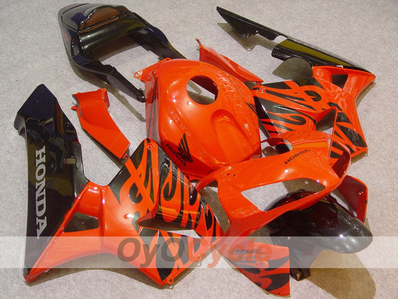 Kit carene stampate a iniezione per CBR600RR 03-04 - Arancione, Nero - Stile originale #OYO87902615 Immagine principale del prodotto