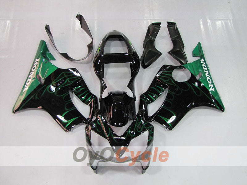 Kit carene a iniezione per CBR600F4i 01-03 - Verde, Nero - Fiamma #OYO87900155 Immagine secondaria del prodotto