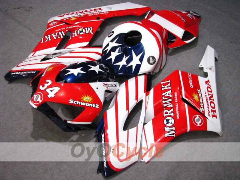 Kit carene a iniezione per CBR1000RR 04-05 - Rosso, Bianco - Moriwaki #OYO87900509 Immagine principale del prodotto