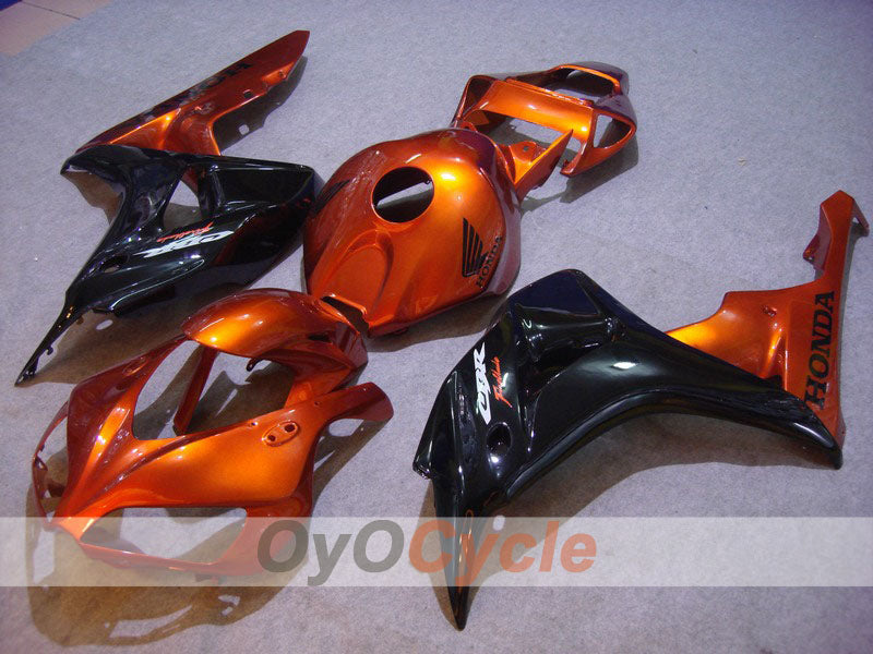 Kit carene a iniezione per CBR1000RR 06-07 - Arancione, Nero - Fireblade #OYO87900563 Immagine principale del prodotto