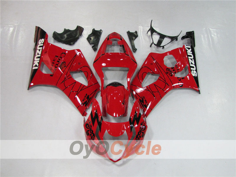 Carene a iniezione per GSX R1000 03-04 - Rosse - Corona #OYO87901809 Immagine secondaria del prodotto