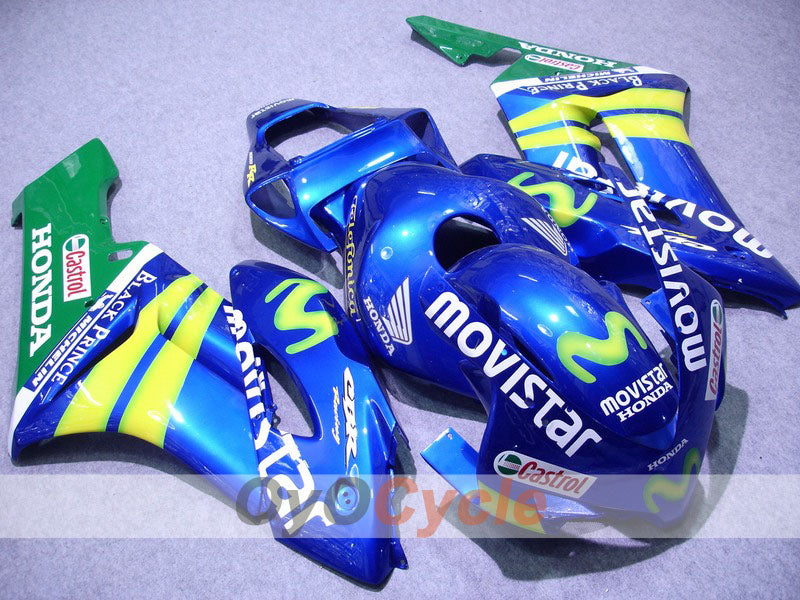 Carena a iniezione per CBR1000RR 04-05 - Giallo, Blu - Movistar #OYO87900511 Immagine principale del prodotto