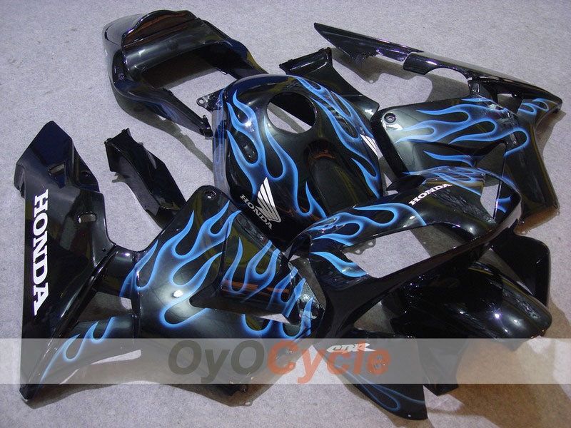 Carene a iniezione per CBR600RR 03-04 - Blu, Nero - Fiamma #OYO87902517 Immagine principale del prodotto