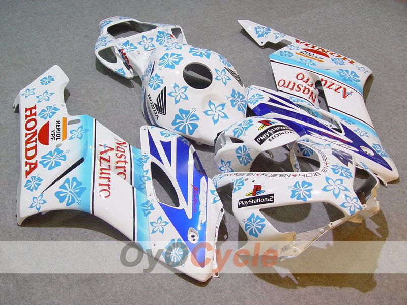 Kit carene a iniezione per CBR1000RR 04-05 - Blu, Bianco - Nastro Azzurro #OYO87900513 Immagine principale del prodotto
