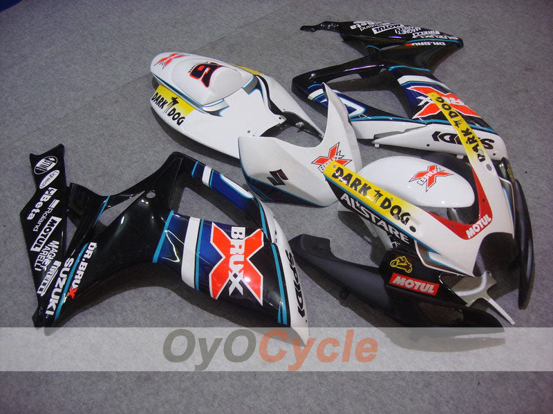 Kit Carene a Iniezione per GSX R750 06-07 - Bianco, Nero - Dark Dog #OYO87901278